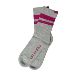Discount Groundies ® Anatomische Socken Grau/Pink