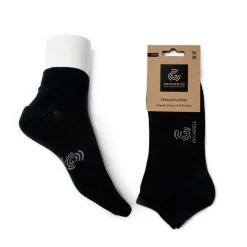 Fashion Groundies ® Premium-Socken Low Schwarz